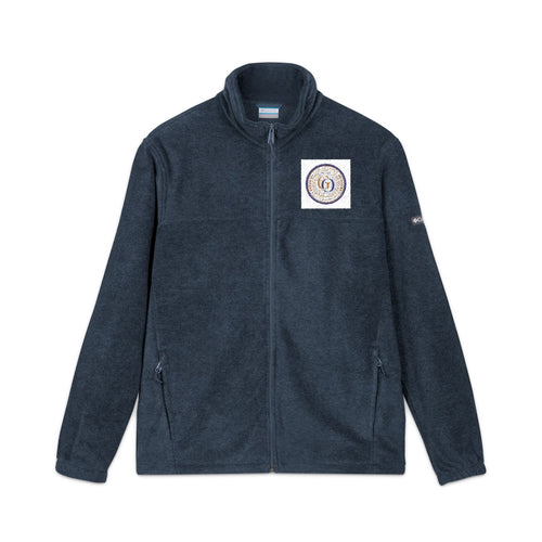 Embroidered Fleece Jacket — Nautical Compass Crest