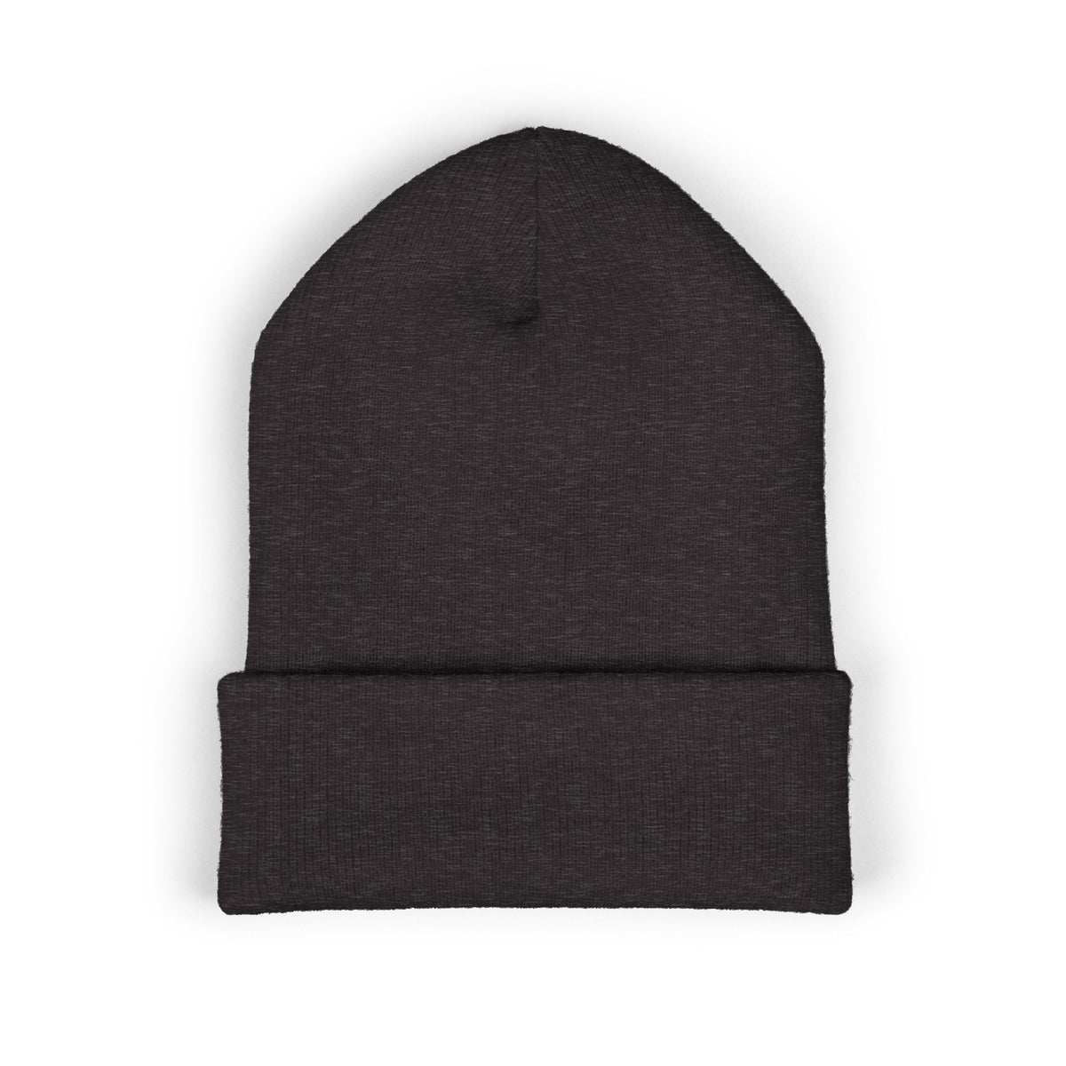 Embroidered Minimalist Circle Logo Cuffed Beanie