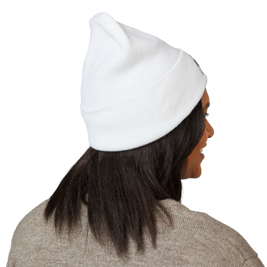 Embroidered Minimalist Circle Logo Cuffed Beanie