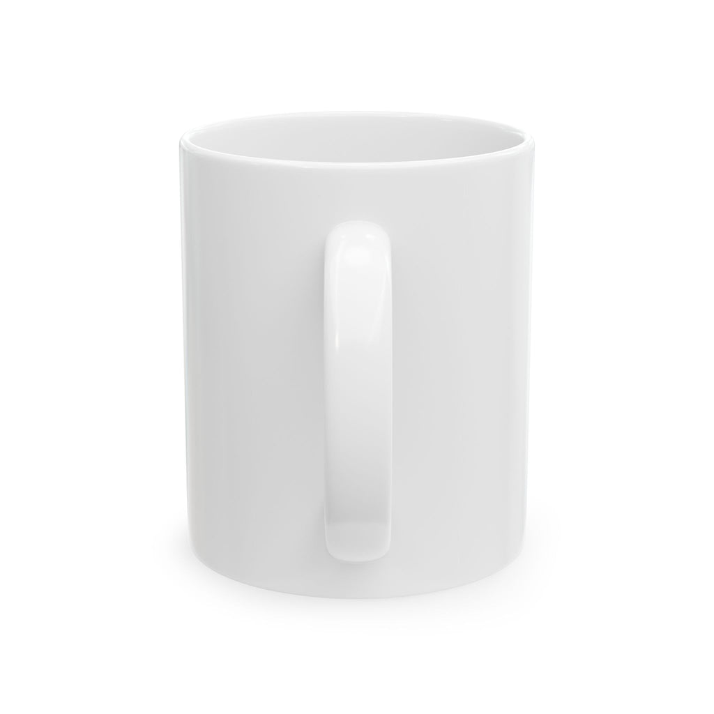 Ceramic Mug — "Girl Overdue" Women's Empowerment Emblem Coffee Mug (11oz/15oz)