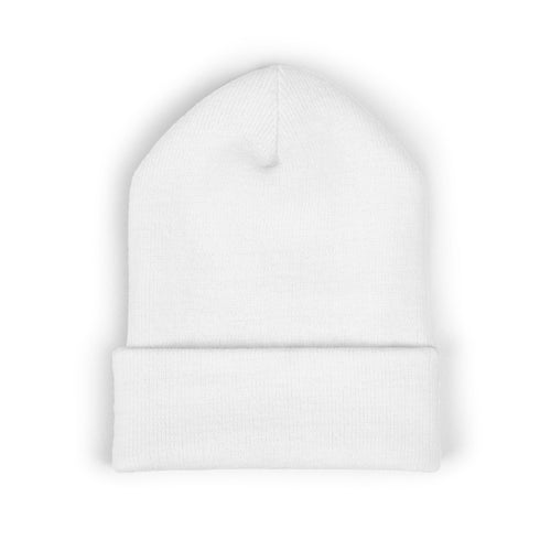 Embroidered "Girl Overdue" Classic Cuffed Beanie — Cozy Feminine Knit Hat