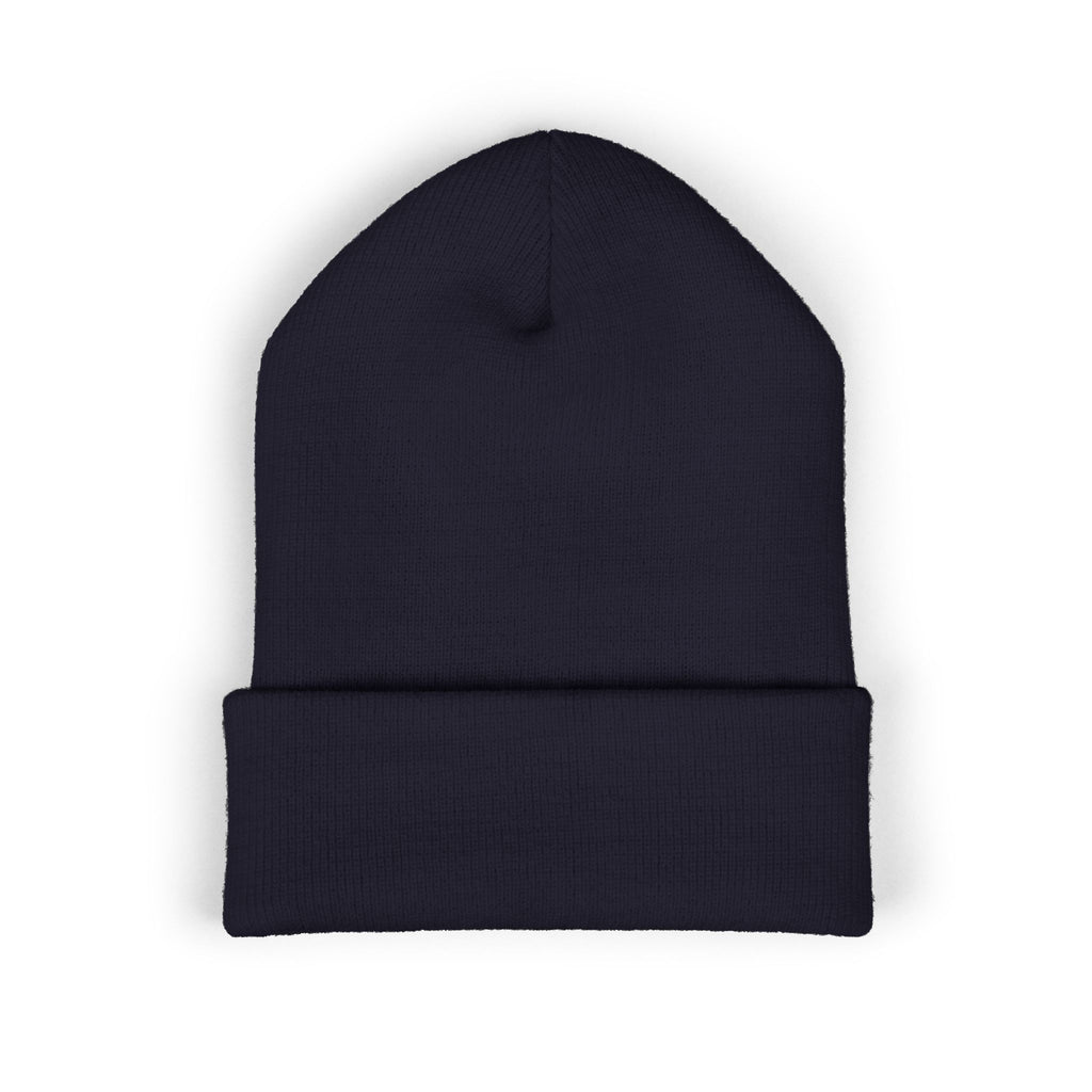 Embroidered "Girl Overdue" Classic Cuffed Beanie — Cozy Feminine Knit Hat