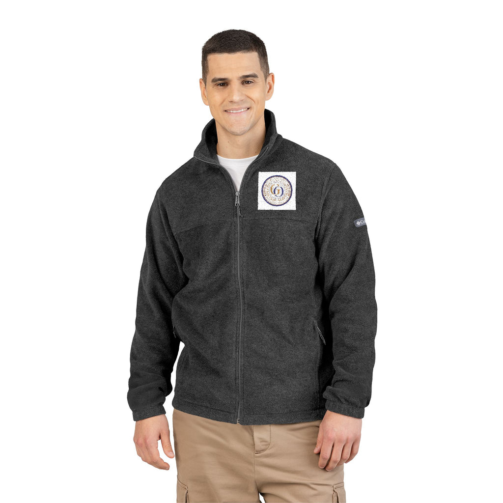 Embroidered Fleece Jacket — Nautical Compass Crest