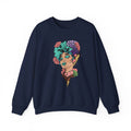 Surreal Floral Portrait Crewneck Sweatshirt