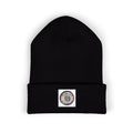 Embroidered Minimalist Circle Logo Cuffed Beanie