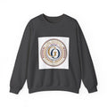 Crewneck Sweatshirt — 'Girl Overdel' Emblem, Women's Empowerment College-Style Pullover