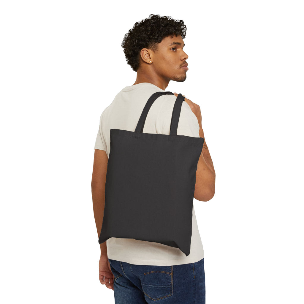 Go Girl Go Canvas Tote — Empowering Floral Cotton Shopper