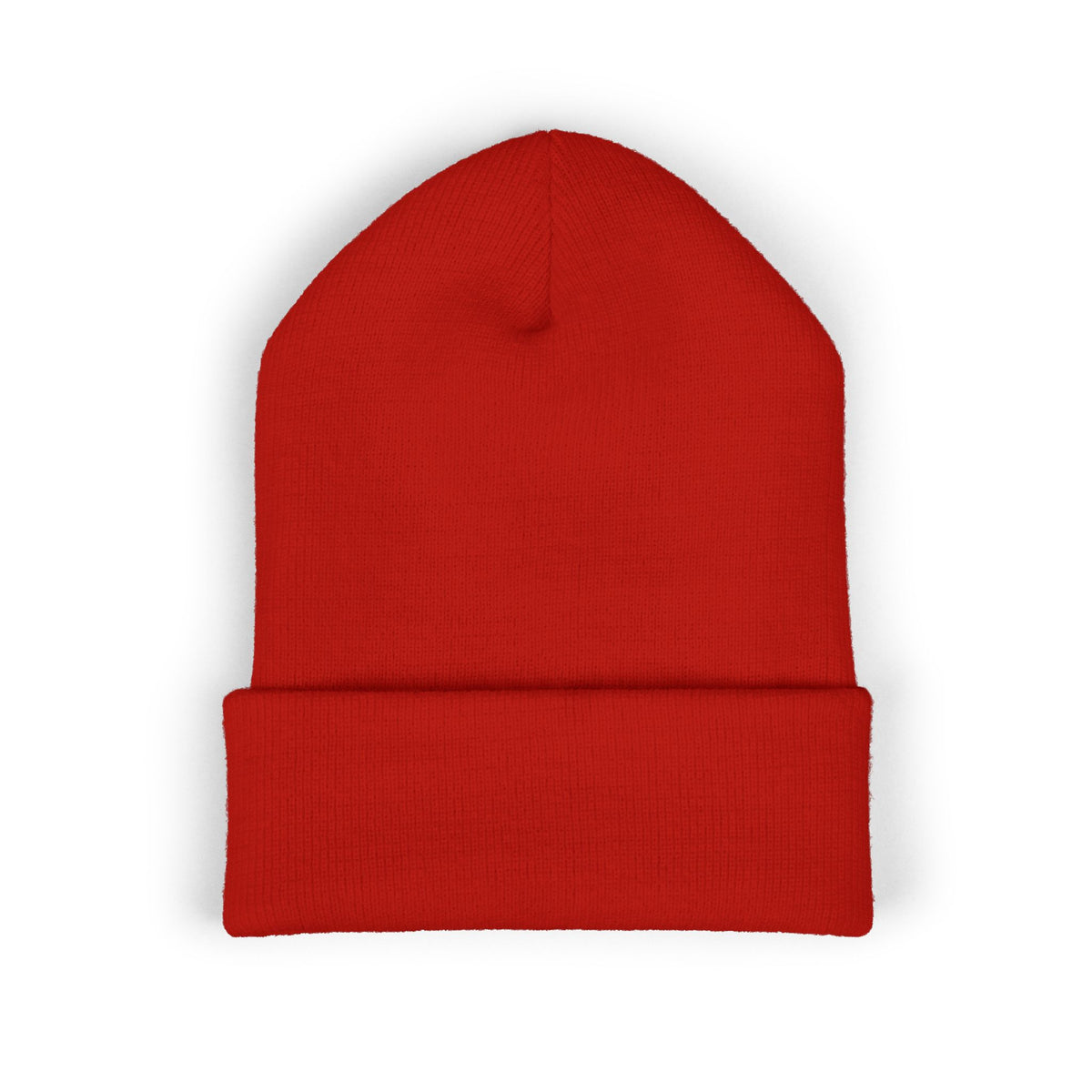 Embroidered "Girl Overdue" Classic Cuffed Beanie — Cozy Feminine Knit Hat