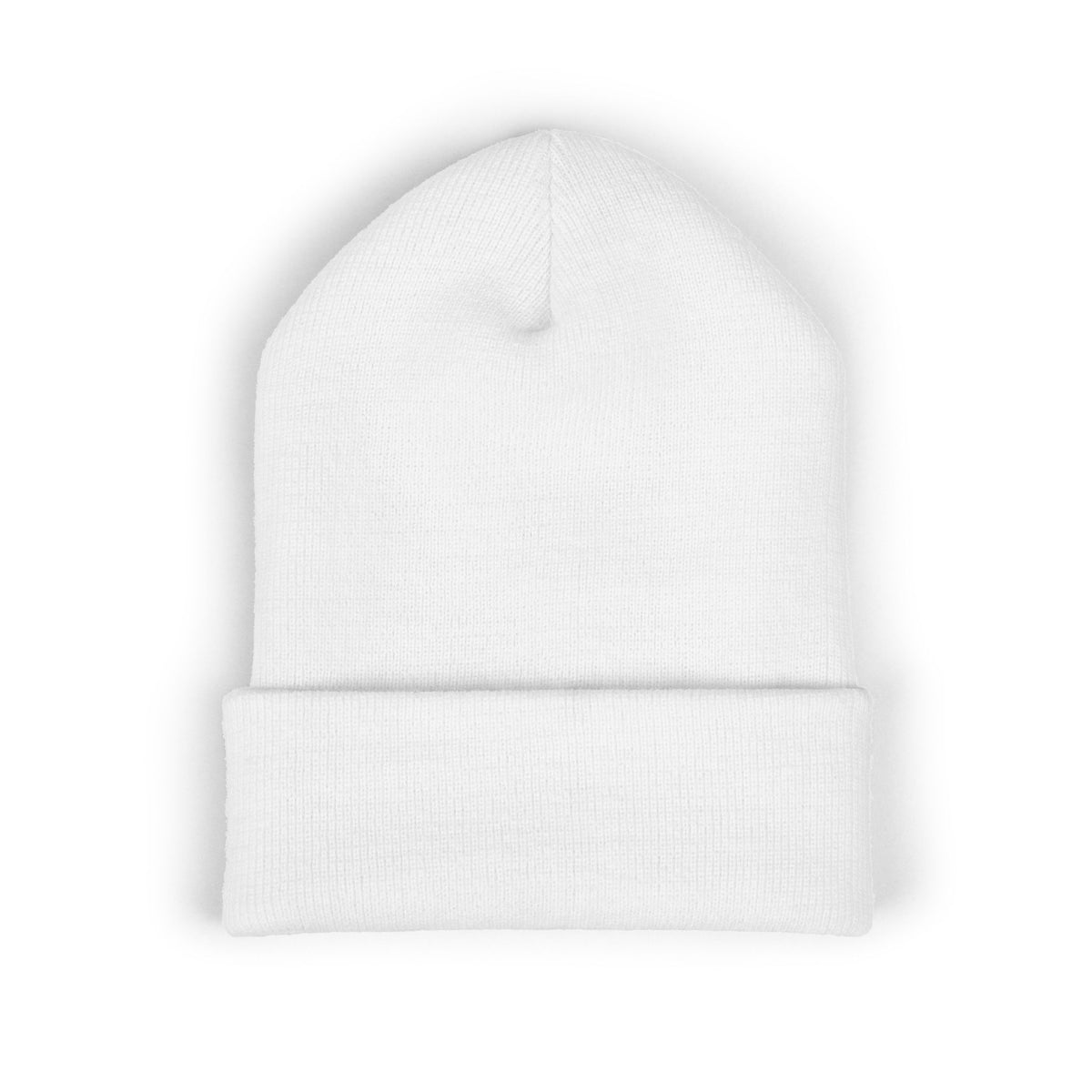 Embroidered Minimalist Circle Logo Cuffed Beanie