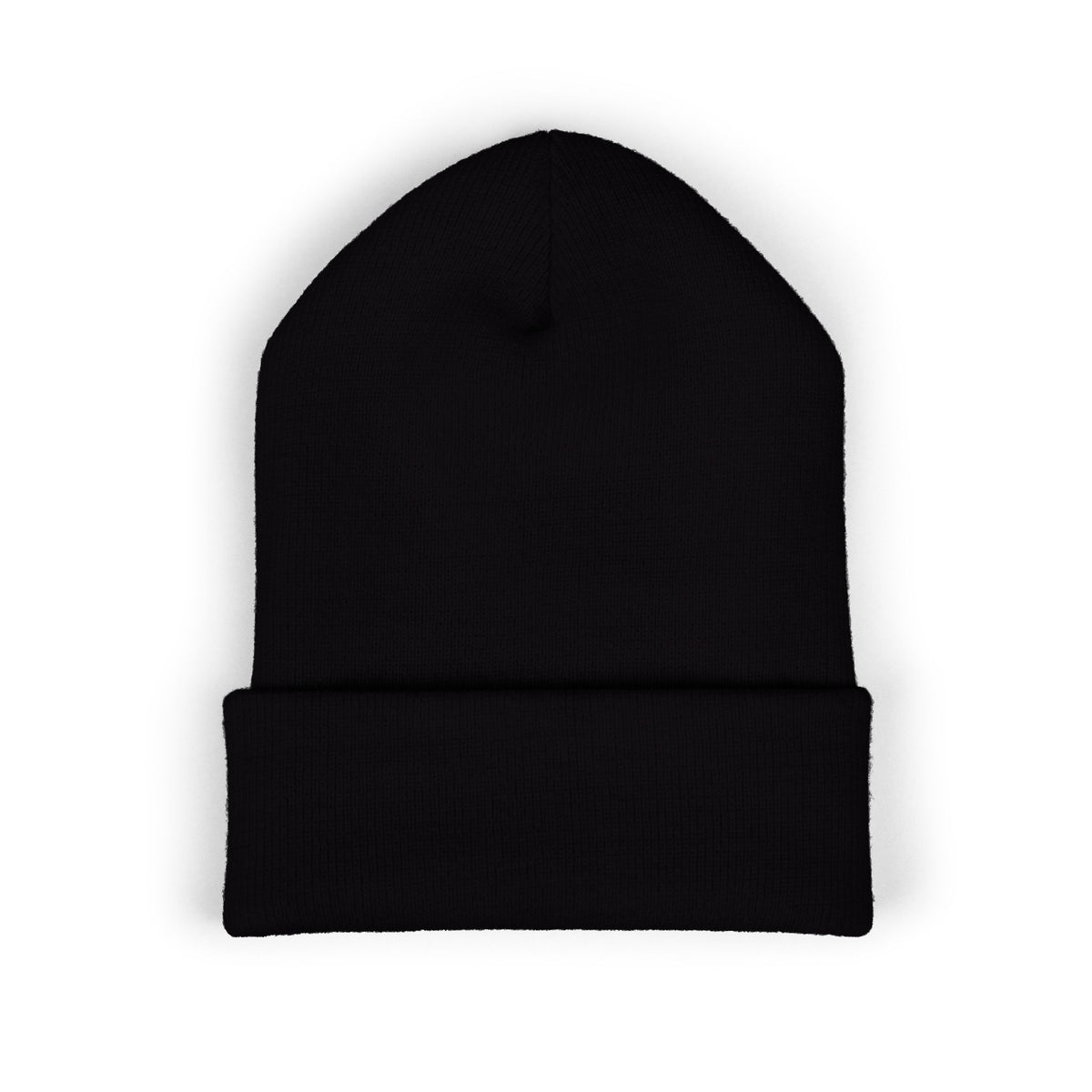 Embroidered Minimalist Circle Logo Cuffed Beanie